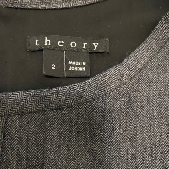 Theory Gray Sleeveless Dress - Picture 3 of 8